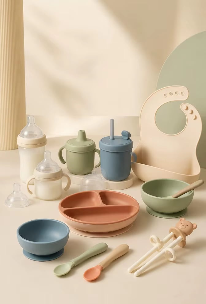 Custom silicone baby products showcase