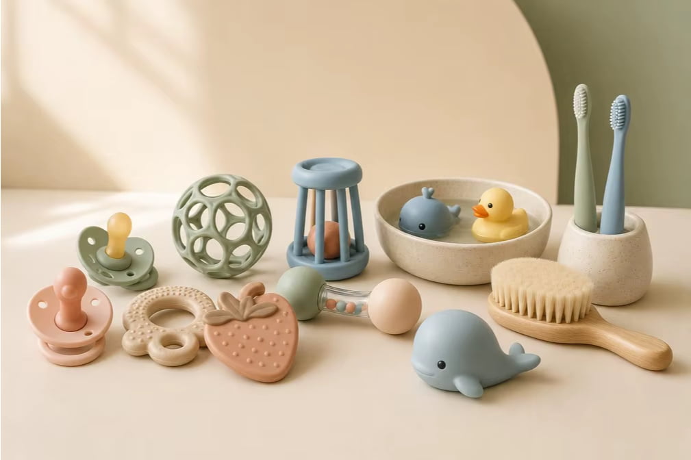 Silicone soothing and care products