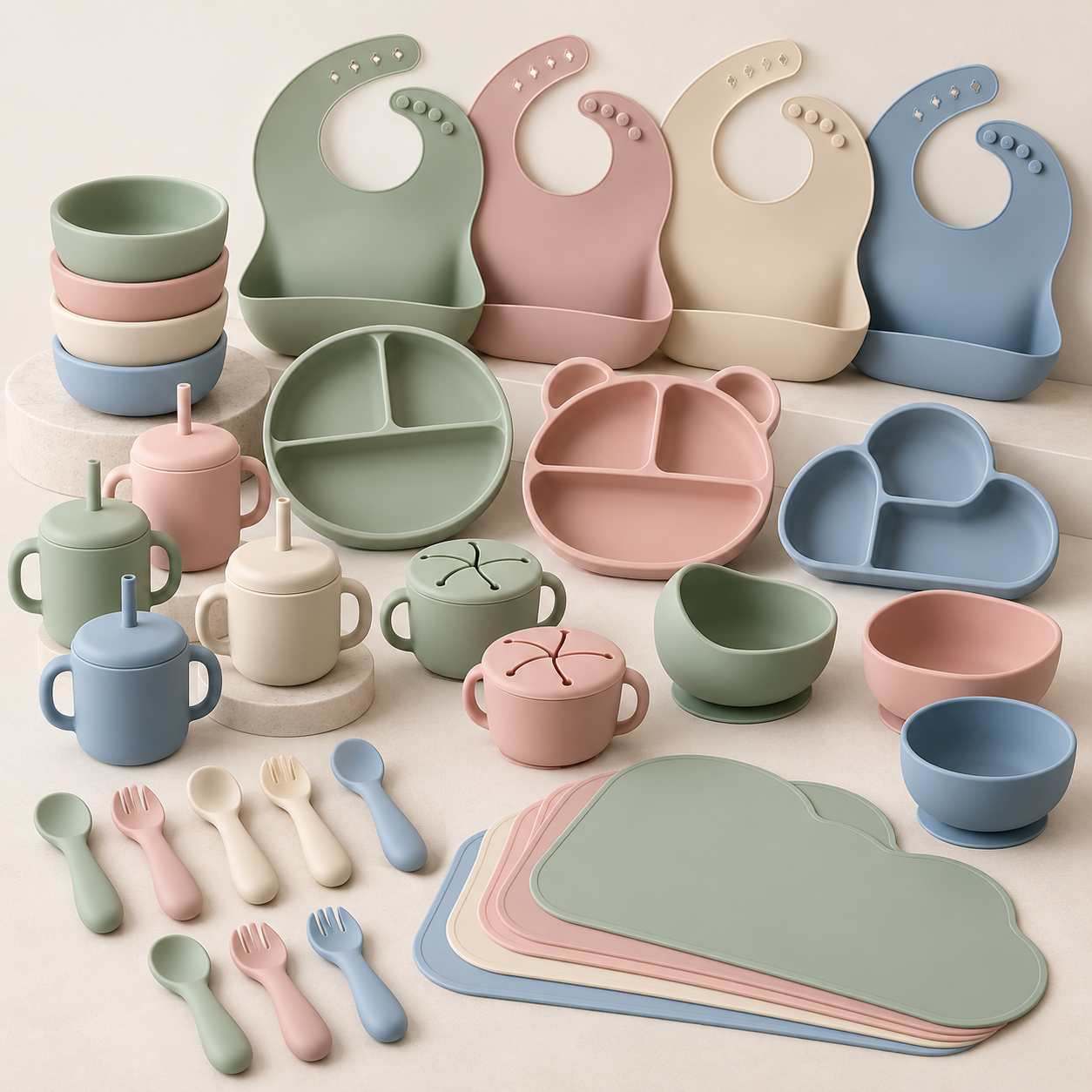 Finished silicone products