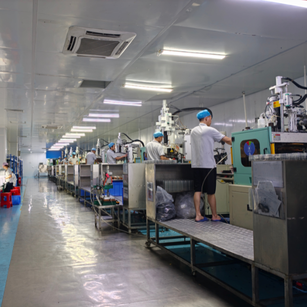 Silicone production line