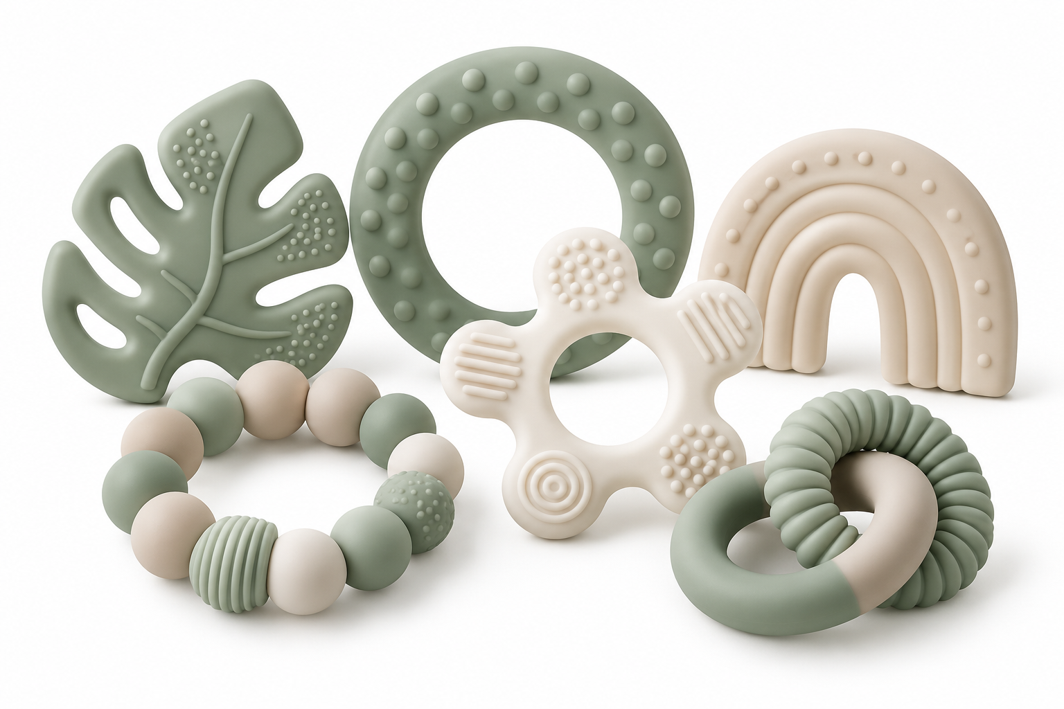 Custom teether collection